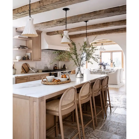 Emi Bar Stool - Warm Oak / Singular - Bar Stool