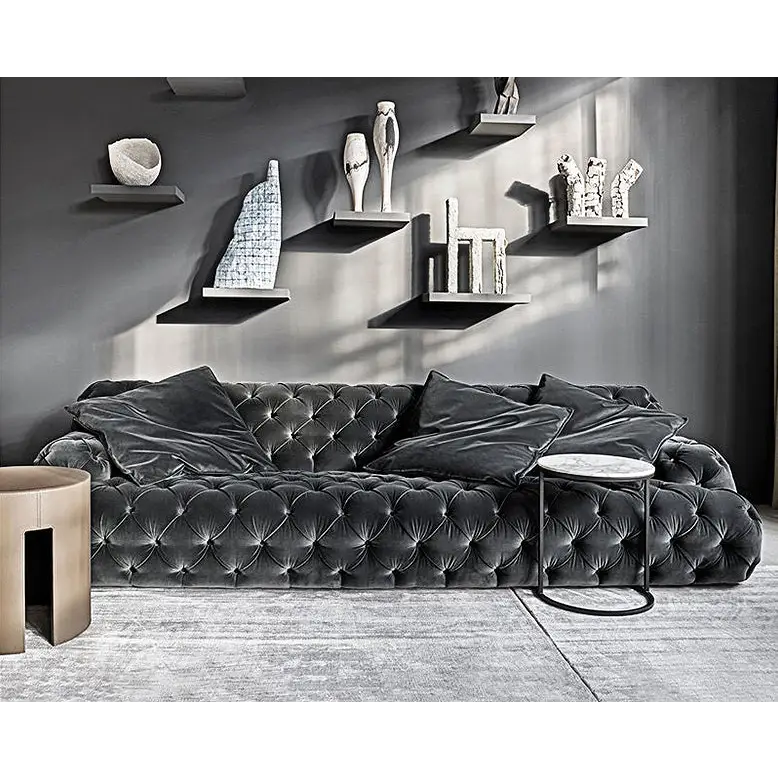 Emrys Chesterfield Corner Three Seater Sofa