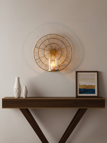 Enzo Gold Wire Wall Sconce