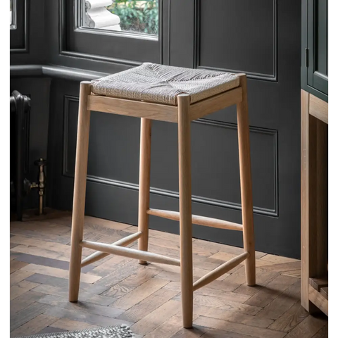 Eton Bar Stool no back - oak - Bar Stool