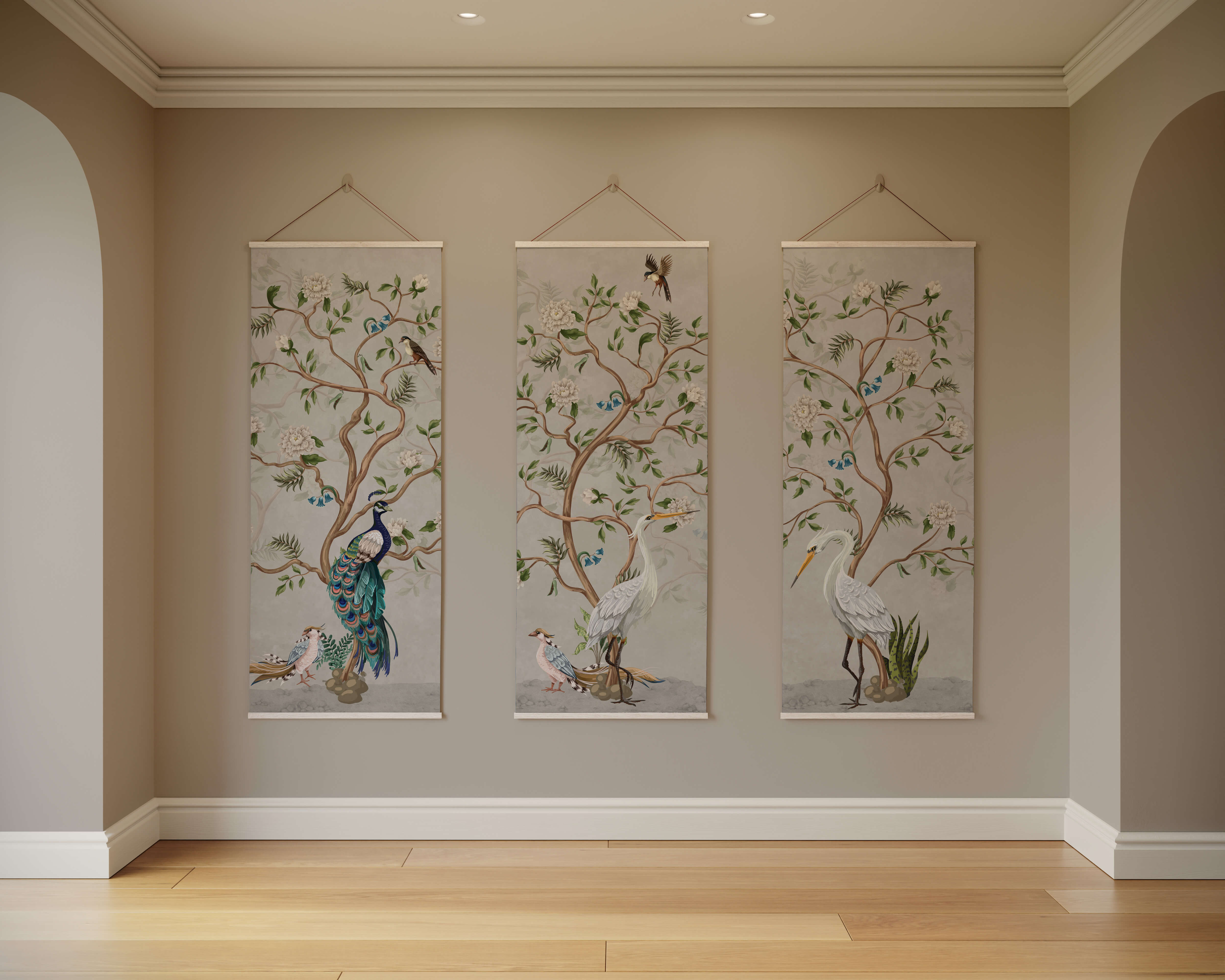 Chinoiserie Bird Tapestry