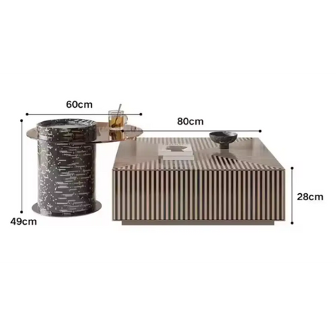 Evelyn Coffee Table Set｜ DC Concept