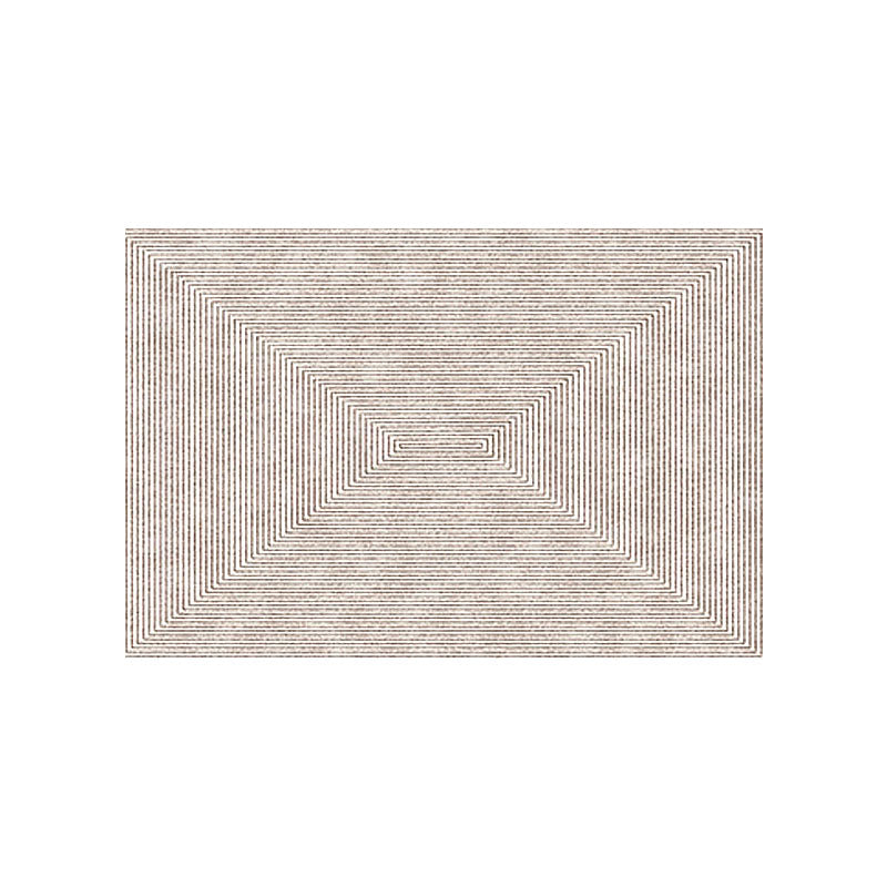 Black and white concentric square optical illusion living room rug from evitany living in various styles available
