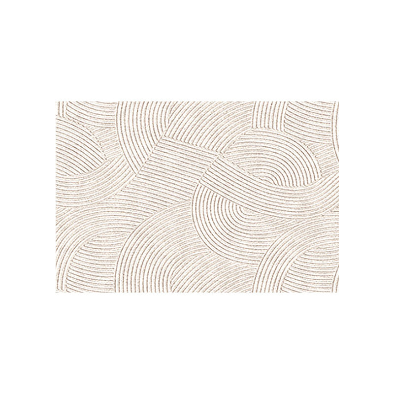 Beige textured rectangular evitany living room rug with raised concentric circular patterns perfect for living room decor