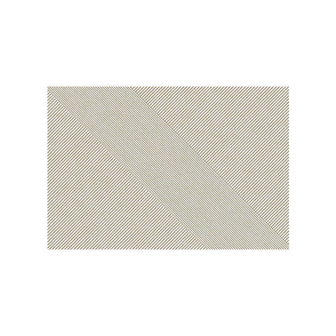 Beige rectangular placemat with diagonal stripes perfect for evitany living room rug collection and decor styles