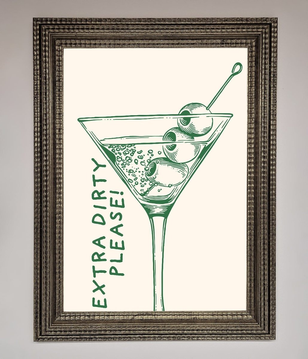 Extra Dirty Please Framed Poster