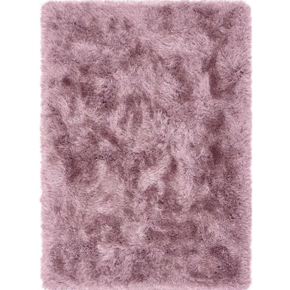 Extravagance Lilac Shaggy Rug - Rugs