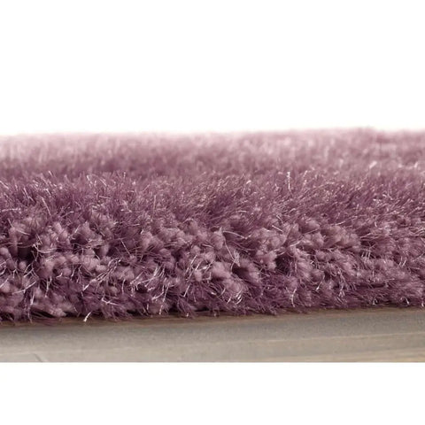 Extravagance Lilac Shaggy Rug - Rugs