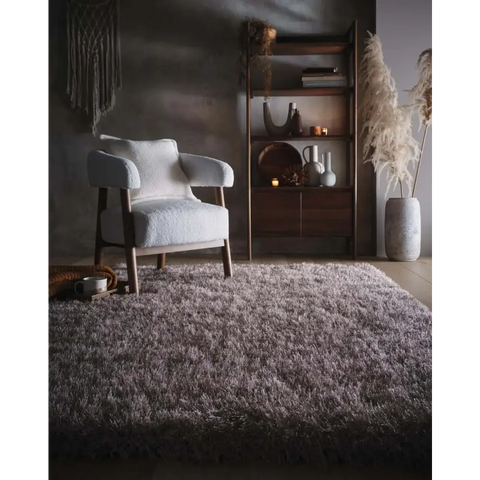 Extravagance Mink Shaggy Rug - Rugs