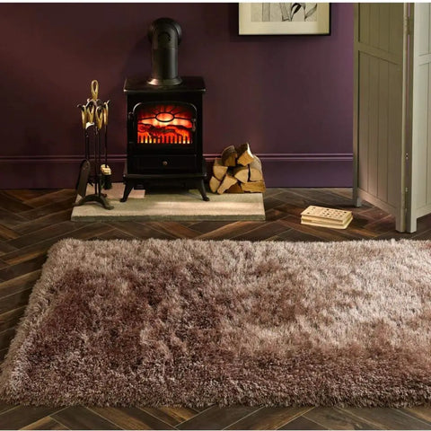 Extravagance Mink Shaggy Rug - Rugs