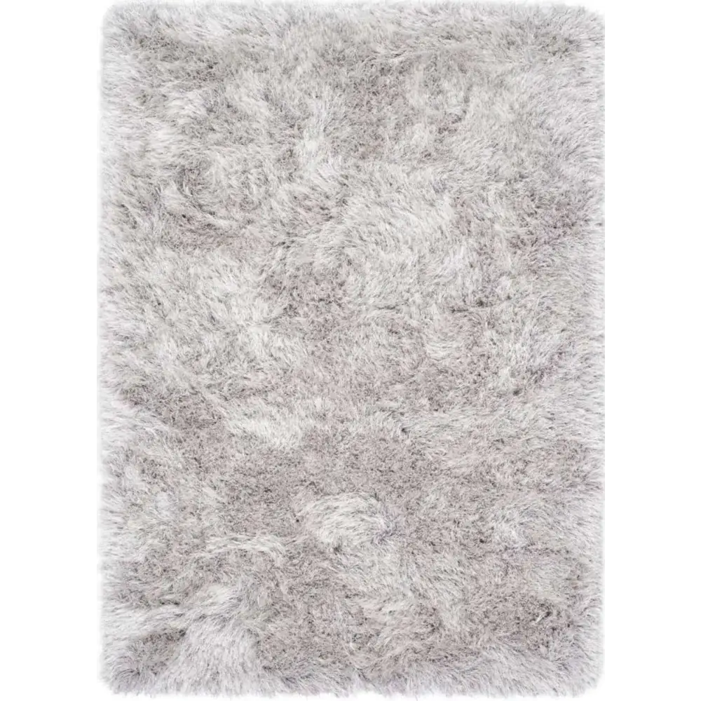 Extravagance Silver Grey Shaggy Rug - 80X150 cm - Rugs