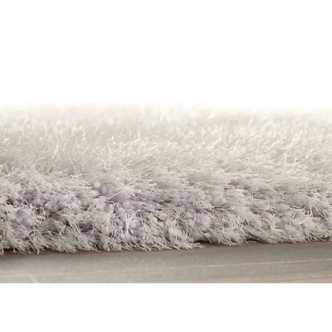 Extravagance Silver Grey Shaggy Rug - Rugs
