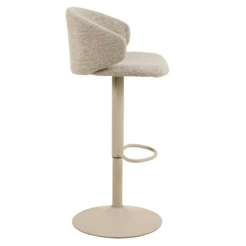 Ezra Bar Stool x 2 - Beige - Bar Stool