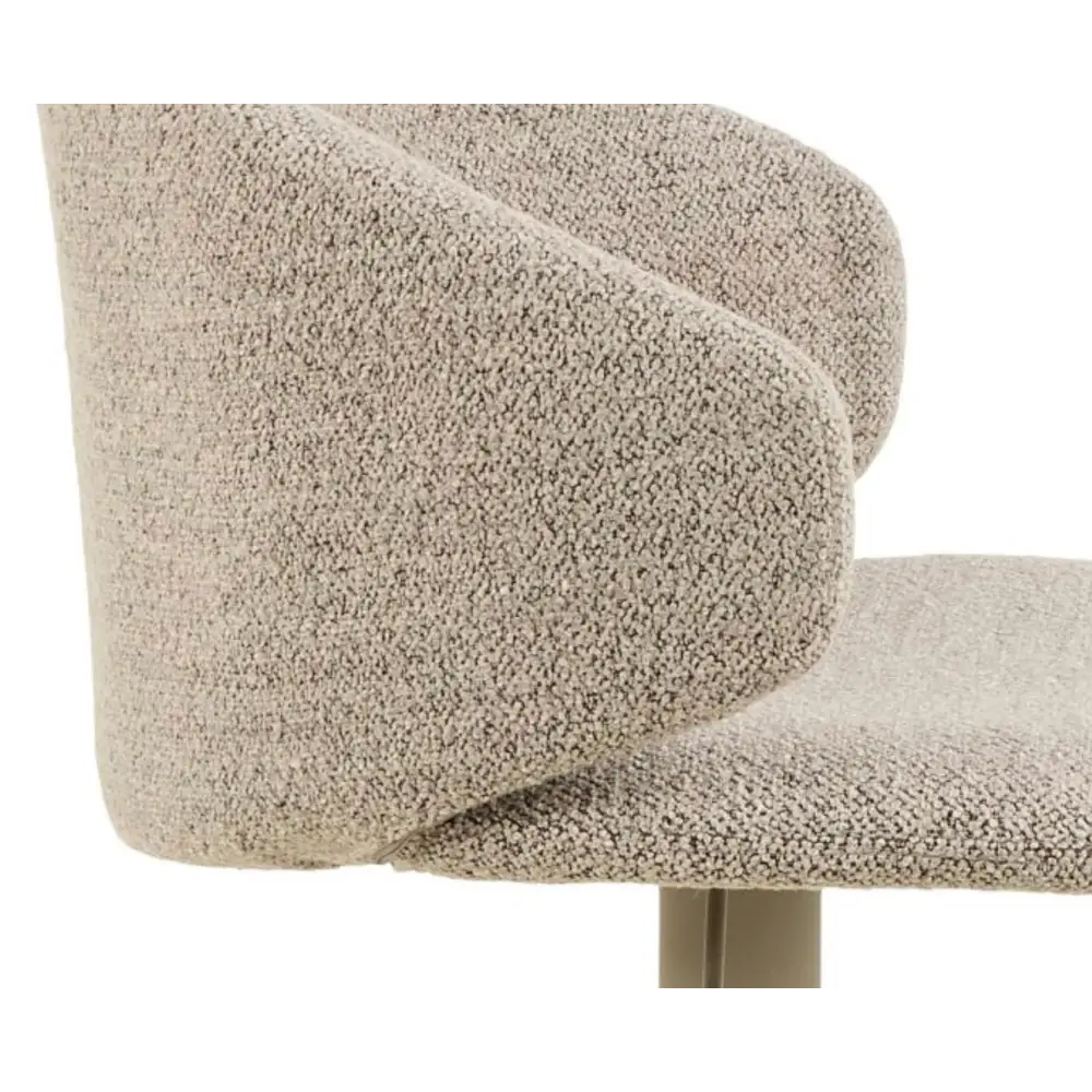 Ezra Bar Stool x 2 - Beige - Bar Stool