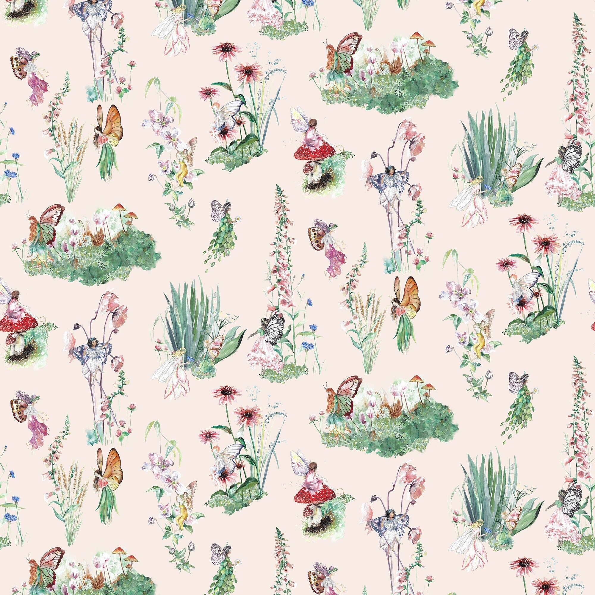 Fairy Garden Children's Wallpaper