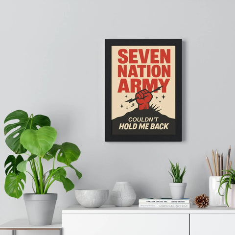 Seven Nation Army Lyric Wall Art Print