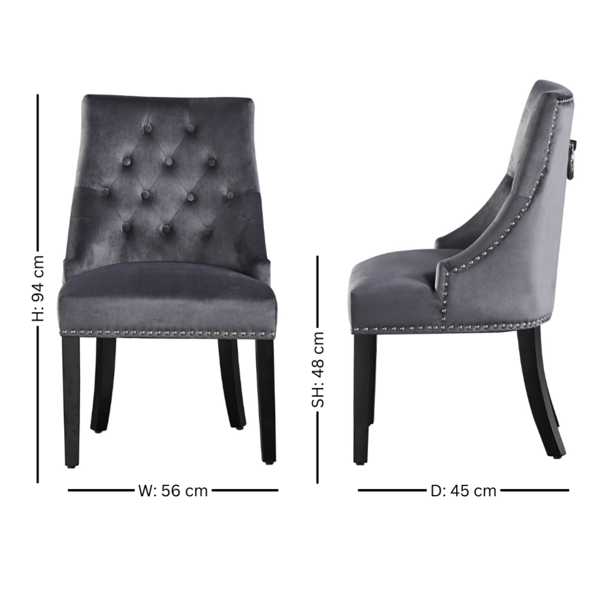 Windsor LUX Velvet Dining Chair