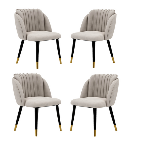 Milano velvet dining chair