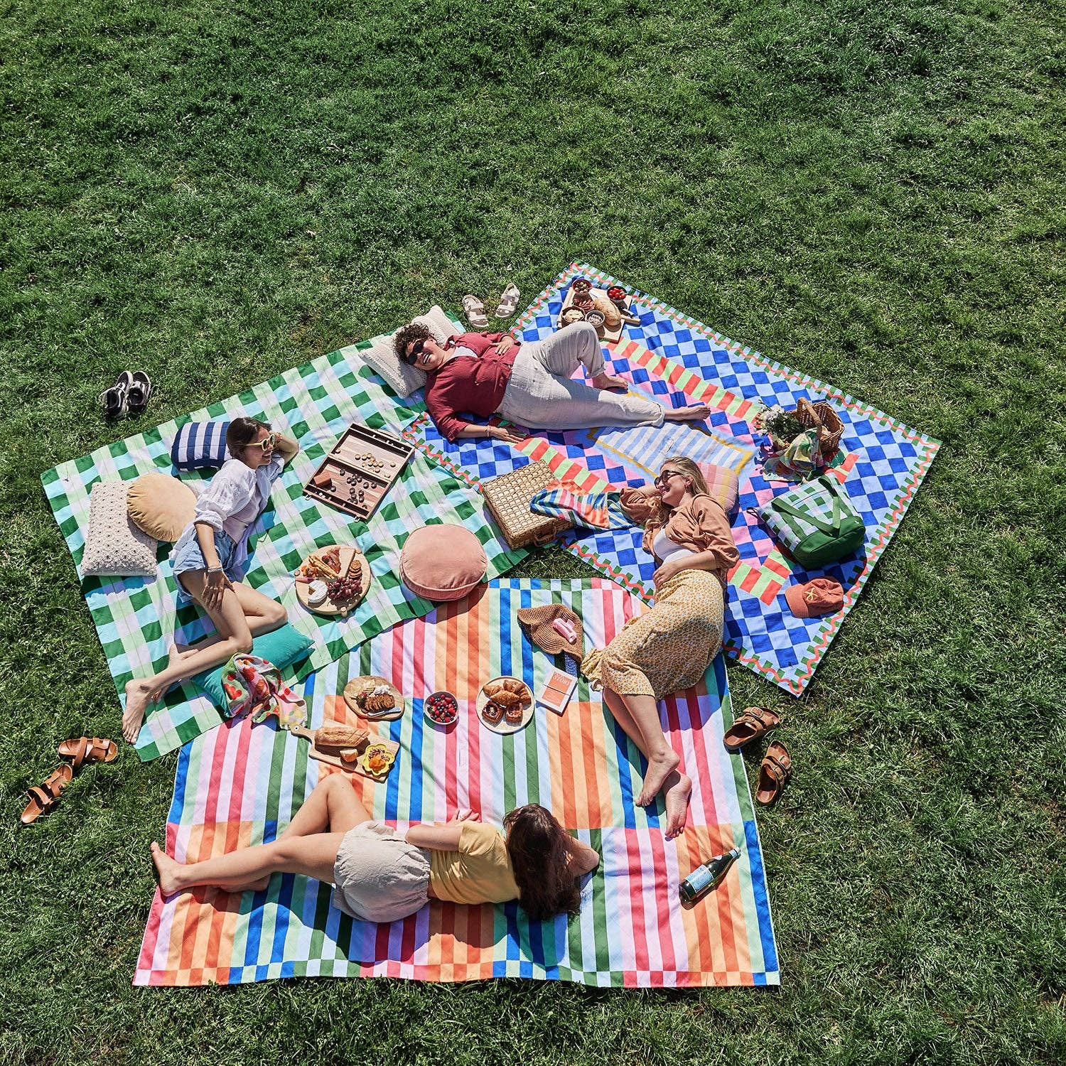 Dock & Bay Picnic Blanket - Sugar Sorbet: Large (170x170cm)