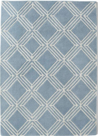 Vienna Blue Geometric Rug
