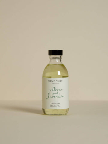 Vetiver & Lavender Diffuser Refill + Free Reeds