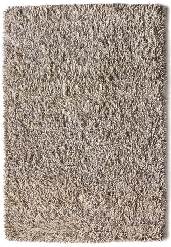 Imperial Mid Grey Mix Shaggy Pile Wool Rug