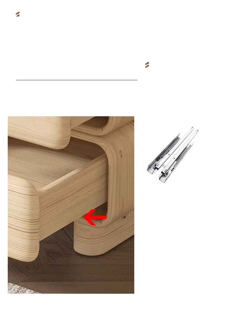 Luxury Creative Large-capacity Bedside Table