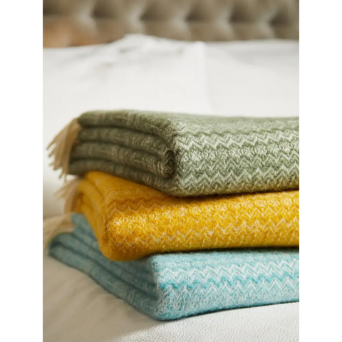Fair Isle Pure New Wool Throw - Throws & Blankets