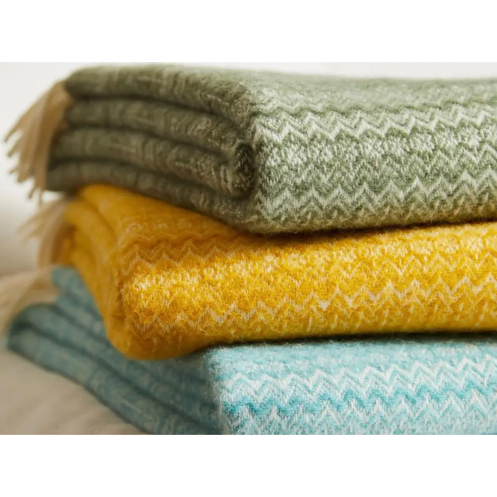 Fair Isle Pure New Wool Throw - Throws & Blankets