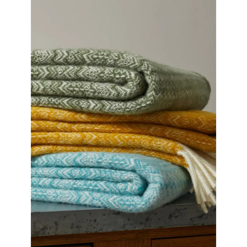Fair Isle Pure New Wool Throw - Throws & Blankets