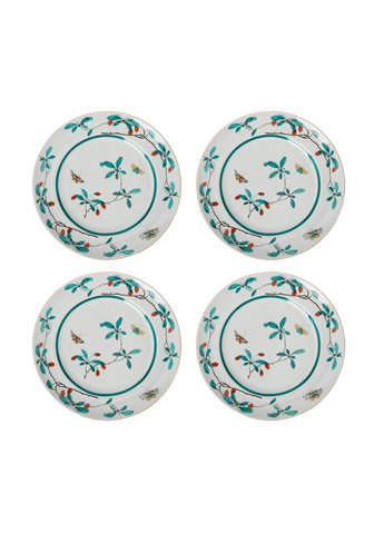Famille Verte Dessert Plates - Set of 4