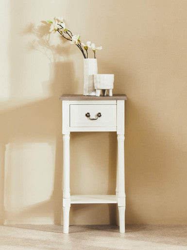 Fara White Small Vase