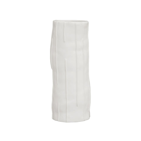 Fara White Small Vase