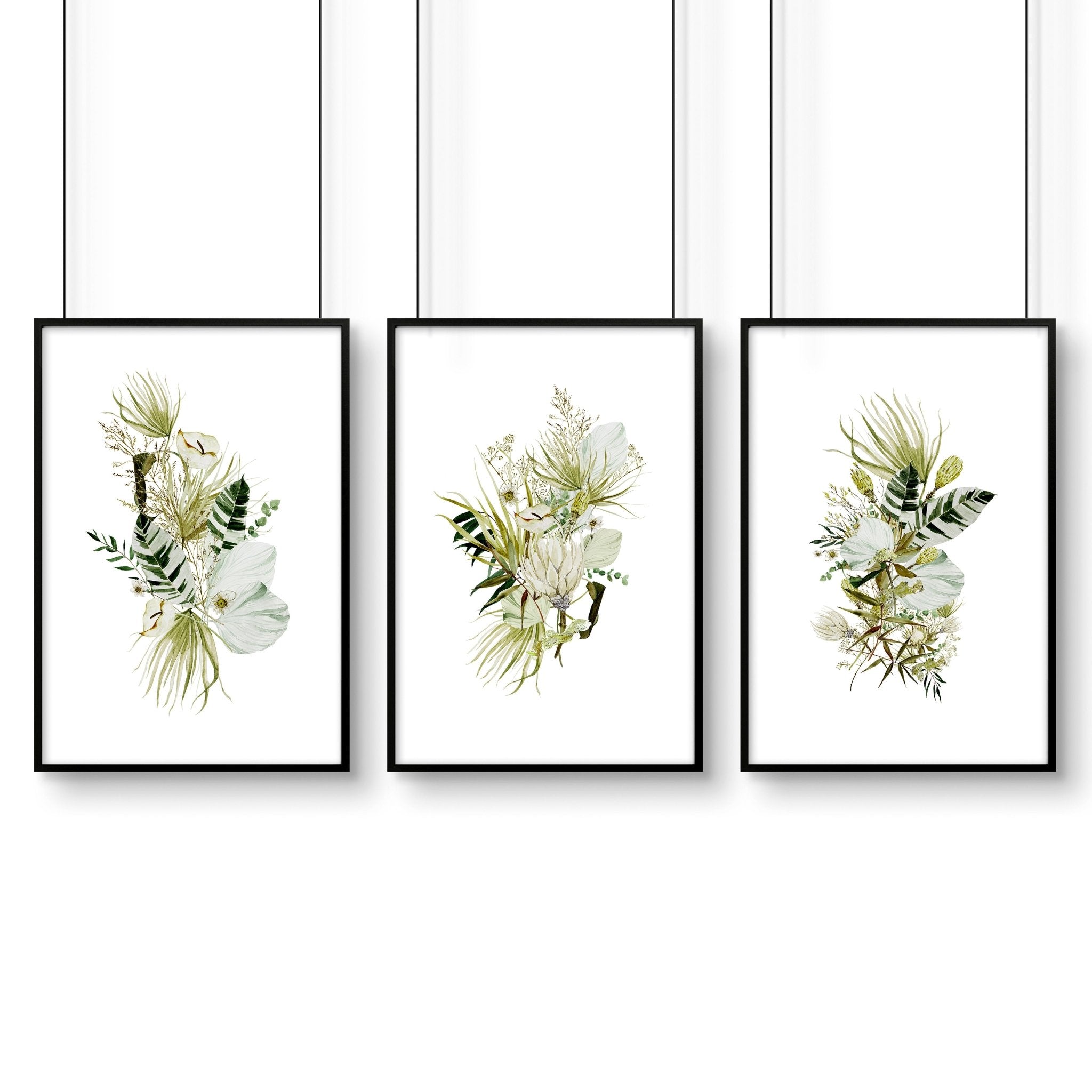 Farmhouse decor bedroom | set of 3 wall art prints