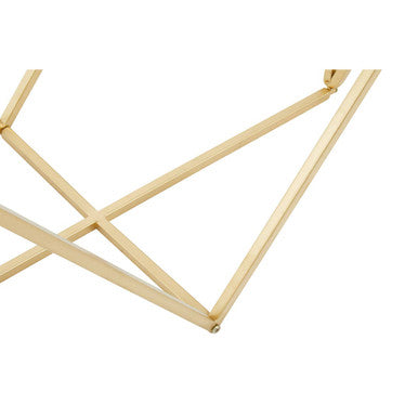 Farran Gold Finish Rectangular Console Table