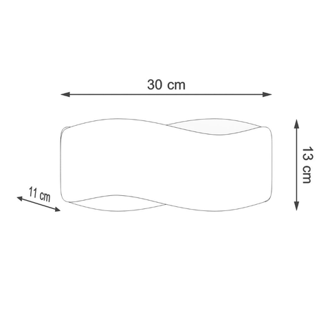 Wall lamp steel Tila modern Design G9