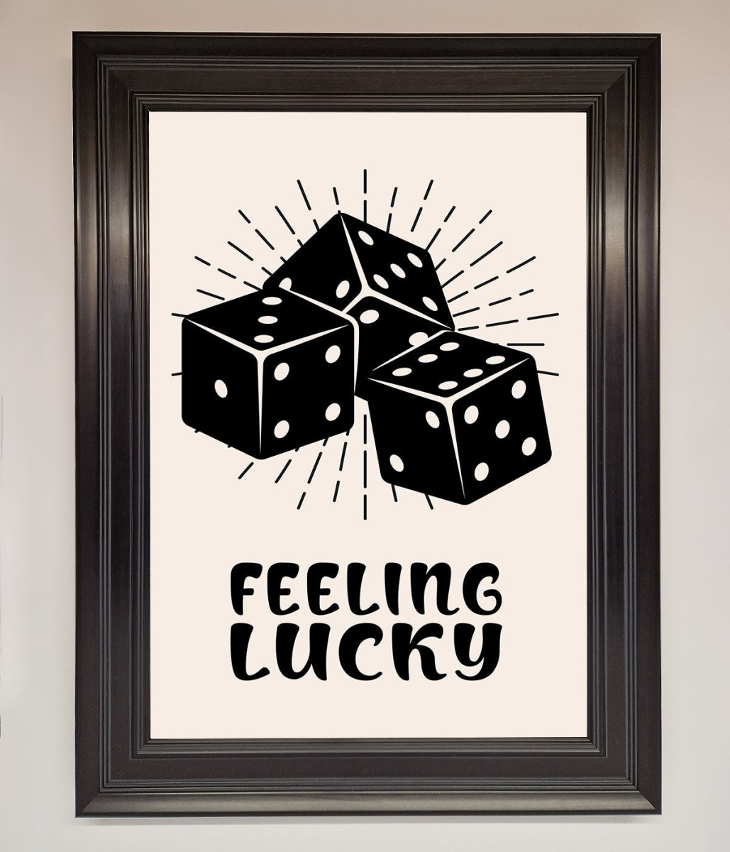 Feeling Lucky Framed Poster