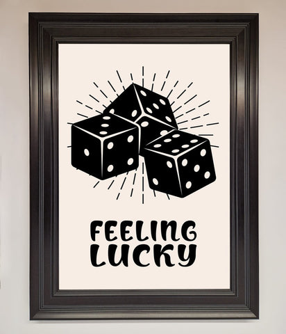 Feeling Lucky Framed Poster