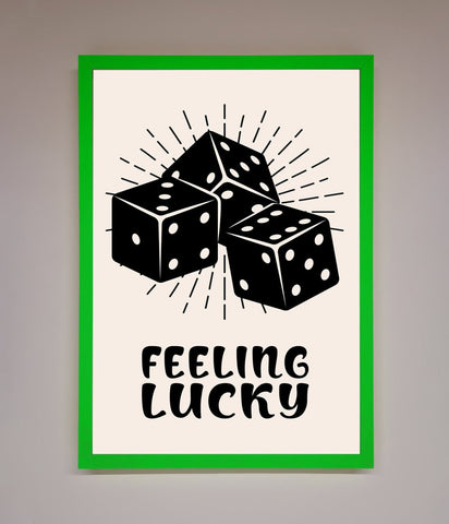 Feeling Lucky Framed Poster