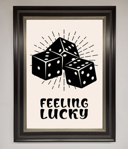 Feeling Lucky Framed Poster