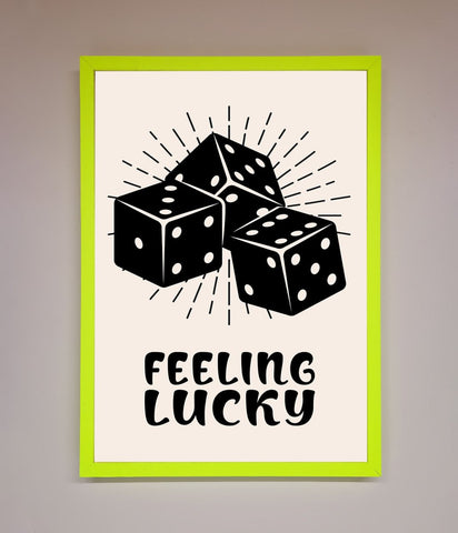 Feeling Lucky Framed Poster