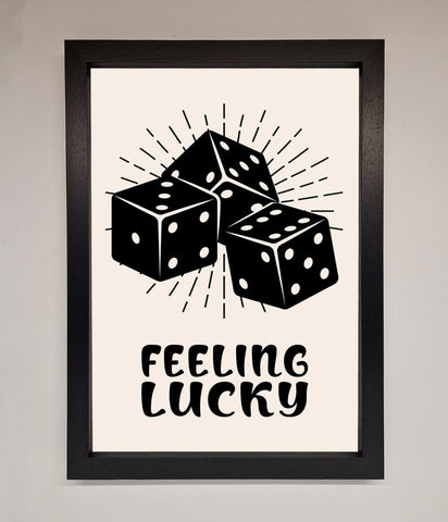 Feeling Lucky Framed Poster