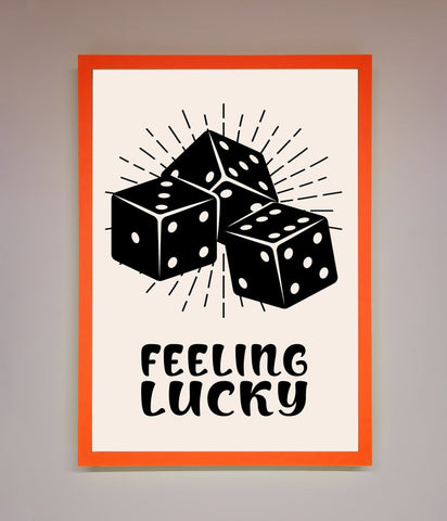 Feeling Lucky Framed Poster