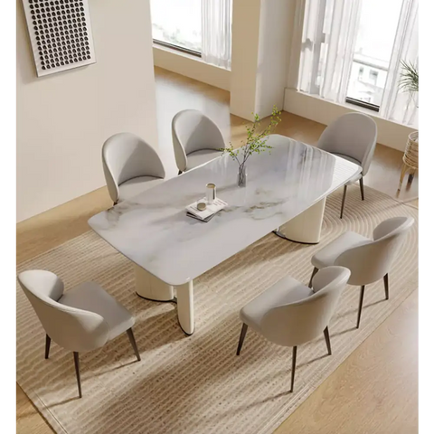 Felicia Dining Table Marble