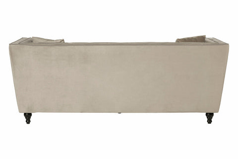 Ferris 3 Seat Mink Velvet Sofa