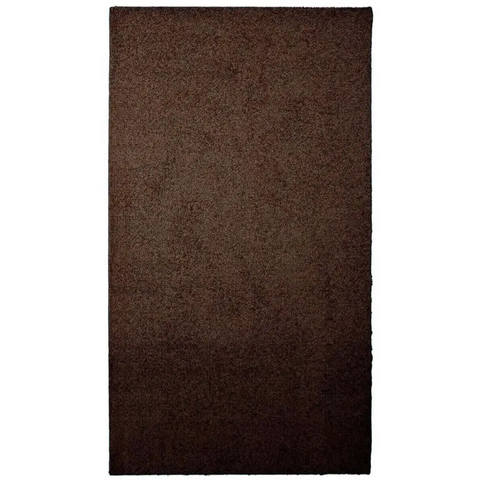 Fiji Chocolate Brown Washable Solid Shaggy Rug - 67X120 cm - Rugs