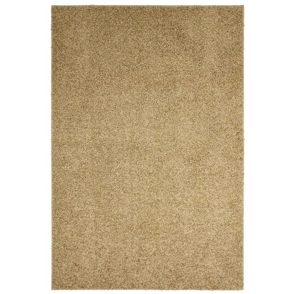 Fiji Latte Beige Washable Solid Shaggy Rug - 100X150 cm - Rugs