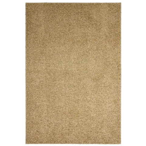Fiji Latte Beige Washable Solid Shaggy Rug - 100X150 cm - Rugs