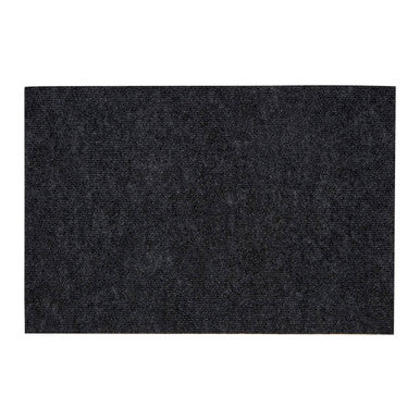 Filta dark grey doormat with black textured mat surface ideal for wiping shoes and entryway use