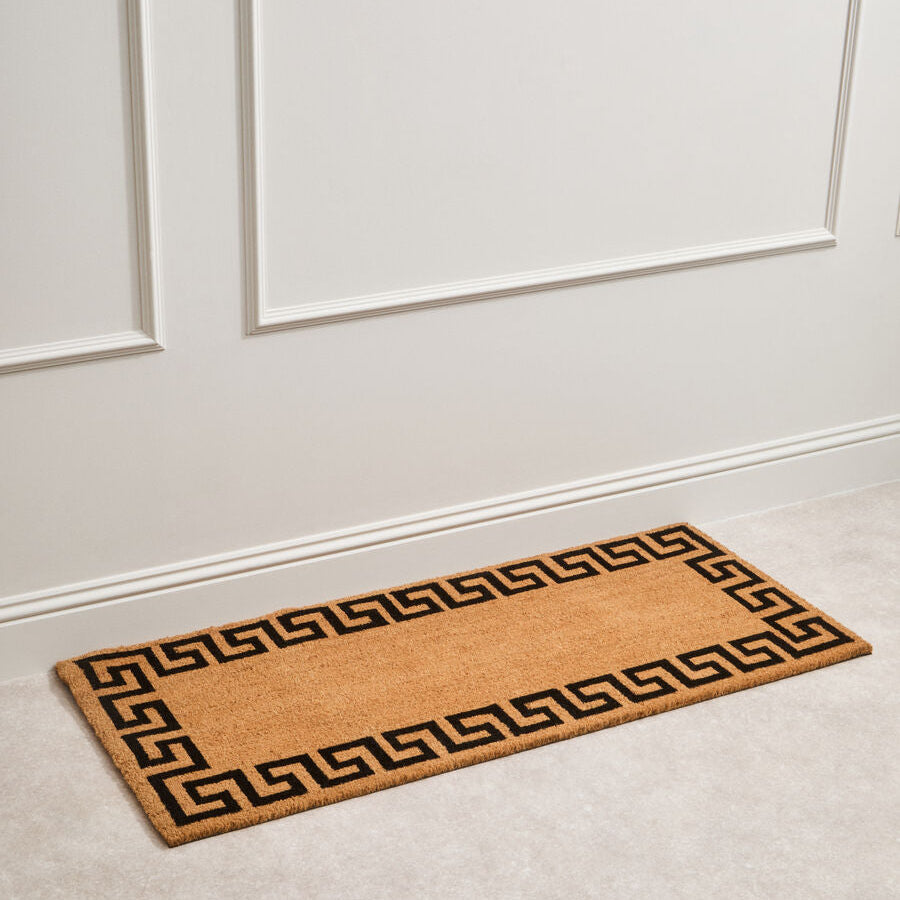 Filta Greek Key Coir Doormat